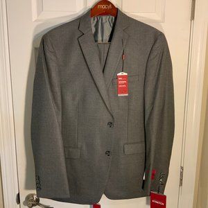 New! Medium Grey Alfani Slim Suit